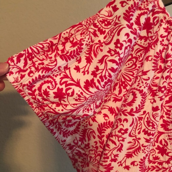 Womens top, elastic neck line with tie, paisley beautiful pattern - Picture 2 of 14